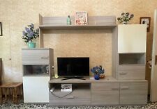 Mobile TV soggiorno usato con tavolino in vetro