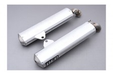 Dopio Scarico Terminale Slip On DEP per KTM DUKE II 640 1998-2006 Ref DUKEII640