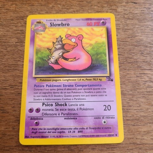 Slowbro fossil carta - fossil,