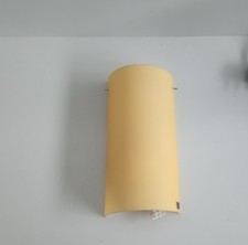 Lampada parete Aureliano Toso TUBE  E14 vetro Murano colore ambra