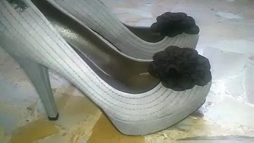 Clip per scarpe rosa - in, vera