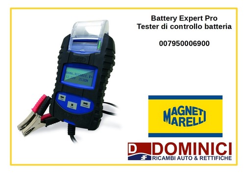 Tester batterie marelli 12v - batterie, 6/12v