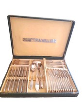 Posate WELLNER Antico Servizio in Alpacca Super Argentata 