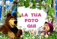 Cialda MASHA E L'ORSO