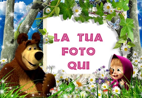 Cialda masha orso - masha, l'orso