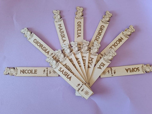 Segnaposto legno inciso - segnaposto,