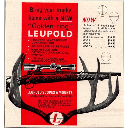 Pubblicità rivista leupold - rivista,