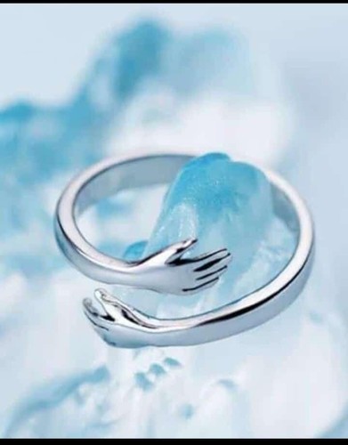 Anello abbraccio argento - anello,