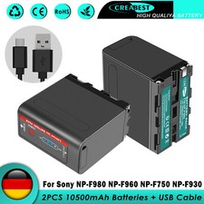 2x NP-F980 10500mAh batteria