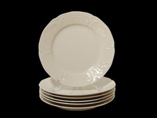 VINTAGE STILE ROCAILLE SERVIZIO 6 PIATTI DESSERT SANS SOUCI PORCELLANA ROSENTHAL