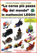 LEGO AUTO MACCHINE LA CORSA più PAZZA DEL MONDO mattoncini TUTTE LE ISTRUZIONI 