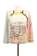 Camicia top blusa stampa molo