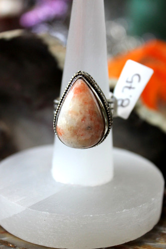 Anello 925 marcato con - , pietra