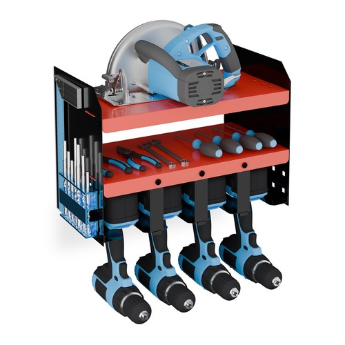 Organizer attrezzi elettrici - attrezzi,