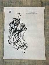 Quadro maschile dipinto a mano