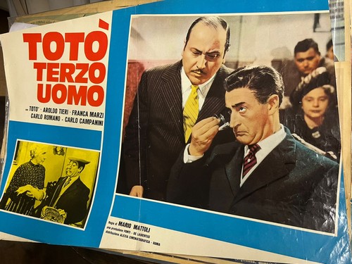 Totò terzo uomo fotobusta - totò,