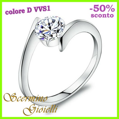 Anello solitario oro - anello, in