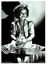 SHIRLEY TEMPLE autografo