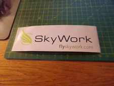ADESIVO  STICKER VINTAGE kleber  aviazione skywork  sky fly