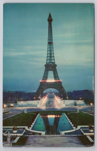 Cartolina torre eiffel parigi - cartolina,