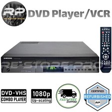Samsung DVD-V9700 DVD VCR Lettore Combo VHS HDMI 1080p Up-Scaling
