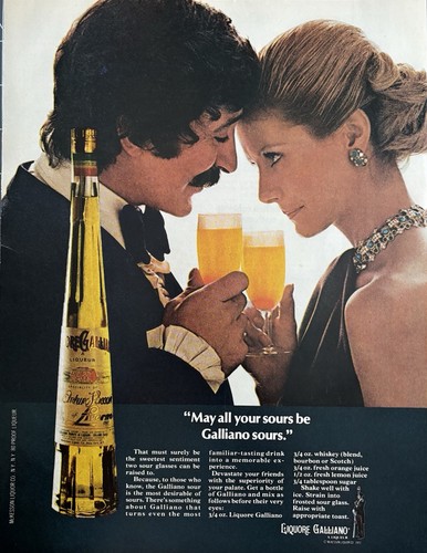 1972 liquore galliano original - 1972,