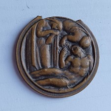 Medaglia In Bronzo Mm 30 Circa