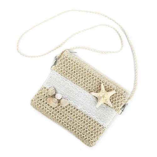 Borsa paglia tracolla - paglia,