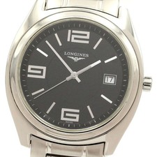 Orologio Uomo LONGINES Lungomare L3.632.4 Data Quadrante Nero Quarzo_863375