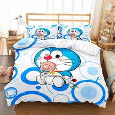 Set lenzuola blu Doraemon 01