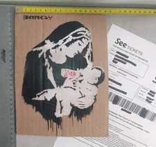 BANKSY,  DISMALAND, Black Rat, Coa,  No Keith Haring, Andy Warhol