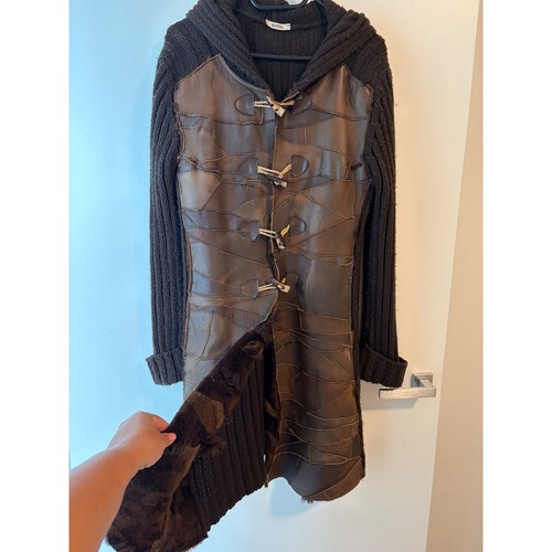 Extyn italy brown wool blend - brown,
