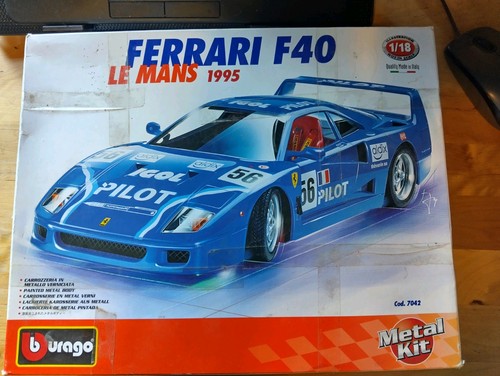Kit bburago ferrari f40 1987 - kit,