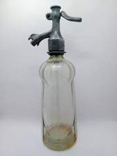 Antique seltz bottle with