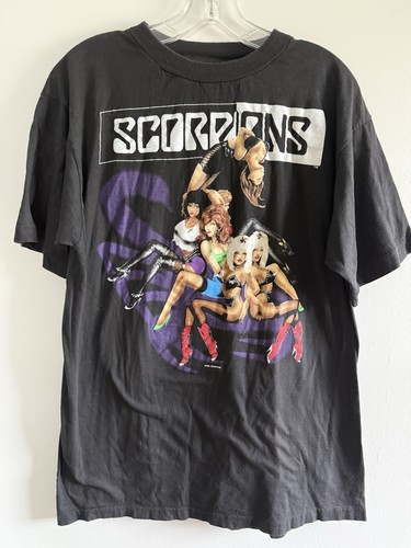 Shirt vintage 1990 - t-shirt, scorpions