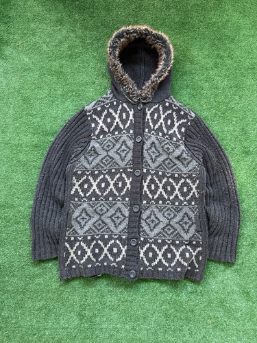 Maglione maglia pelliccia con