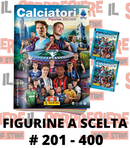 Calciatori panini 2025 2026 - calciatori, 2025-26
