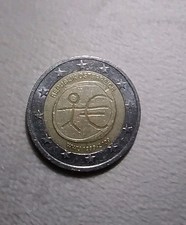 moneta da 2 euro rara Republik of Osterreich WWU 1999-2009 collezione