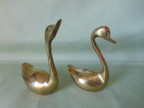 Cigni ottone cigno - 2, statua