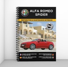 ALFA ROMEO SPIDER : Libretto Di Restauro E Manutenzione - CONSEGNA GRATUITA