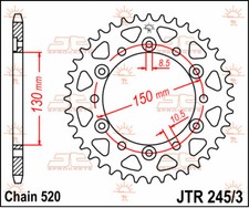 PIGNONE POSTERIORE JT 4309 43