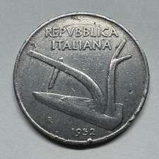 1952 italy lire - 1952, 10