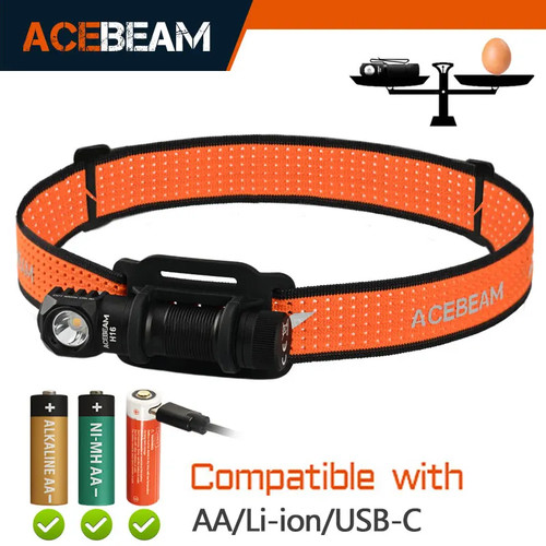 Acebeam h16 faro - h16, led