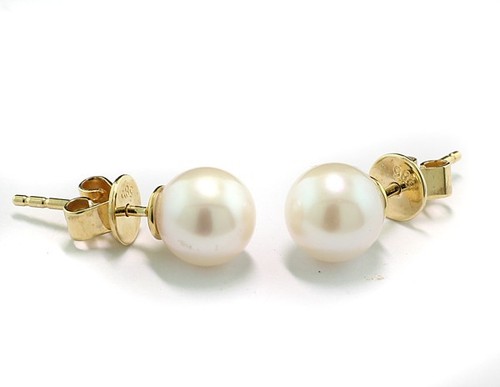 Orecchini bottone perle - orecchini,