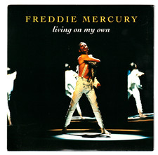 FREDDIE MERCURY : LIVING ON MY OWN 7" Vinyl Single Record (1993)  Ex./Ex.