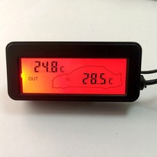 Termometro LCD Auto Alta