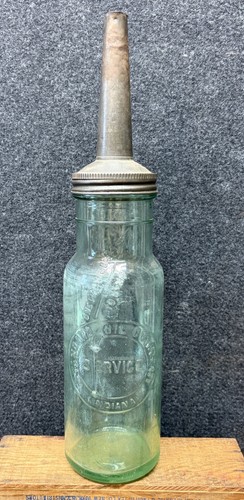 Bottiglia olio vintage anni