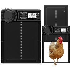 Porta Automatica Per Pollaio Con Display Porta Automatica Pollaio Alluminio Time