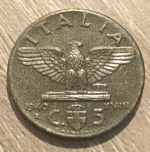 Centesimi 1940 - 5,