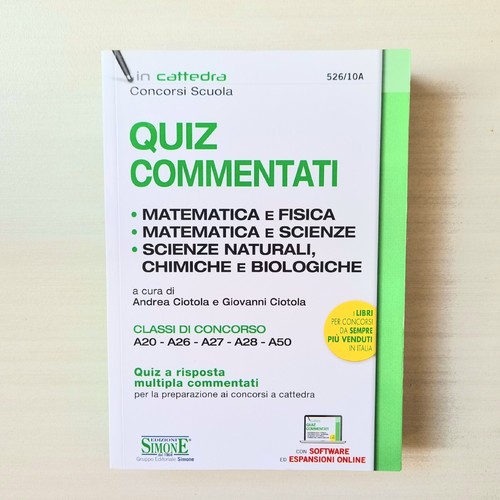 Quiz commentati matematica e - quiz,
